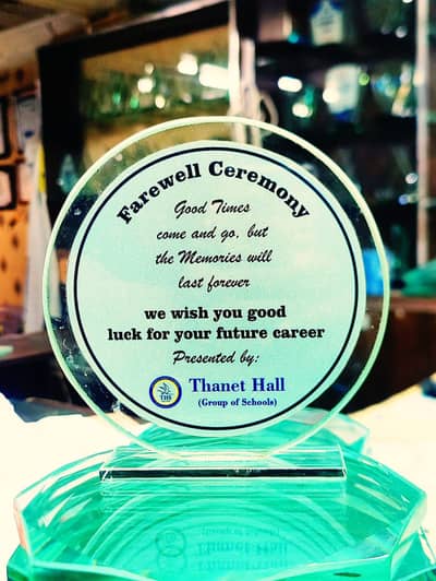 School Award shield trophie | Glass shield ,medals, metal |CERTIFICATE