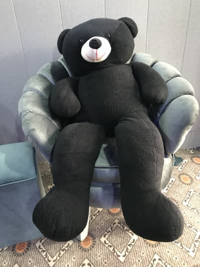 Black and white teddy bear condition new
