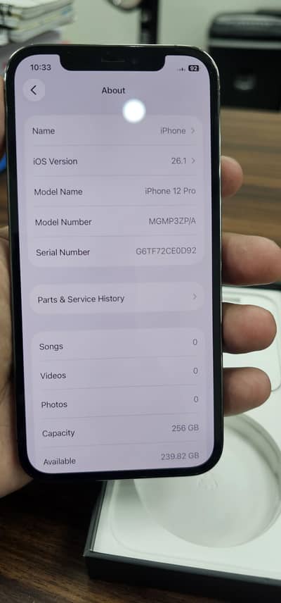 Iphone 12 Pro PTA approved 256gb with Box