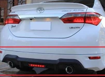 Toyota Corolla Fiber Body Kit | 4 Piece Kit | Front Back Side Skirts