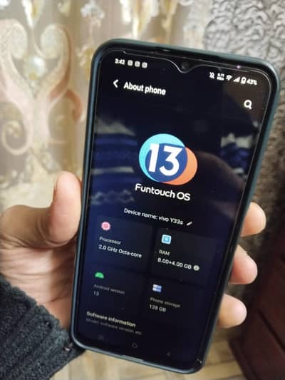 Vivo Y33s 8+4/128 with box