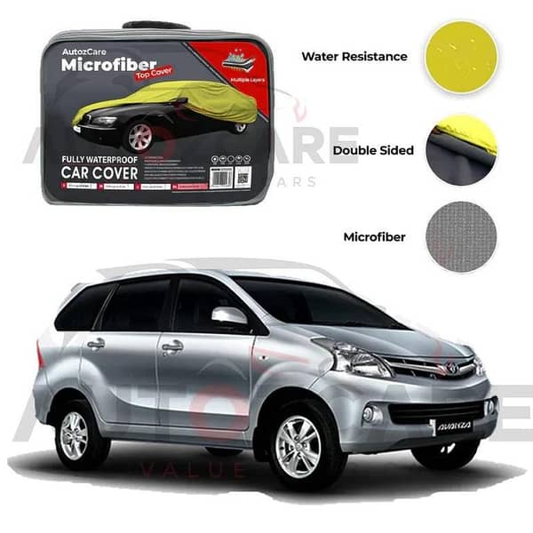 Toyota Avanza Microfiber Car Top Cover - Model 2010-2012