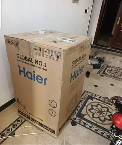 Haier full Automatic 15Kg Wasing Machine pin pack