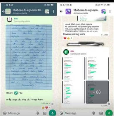 Handwriting assignment, Typing And Data Entry job Available