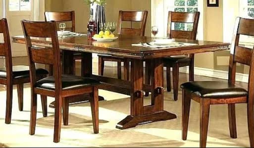 Dining Table - 6 Seater Dining Table - Dining Table With Dining Chair