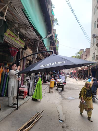 Outdoor side pool umbrella . . . . .