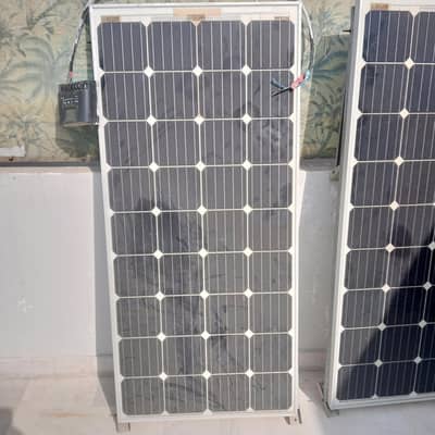 Solar Penal Complete setup with battery 2 Plate