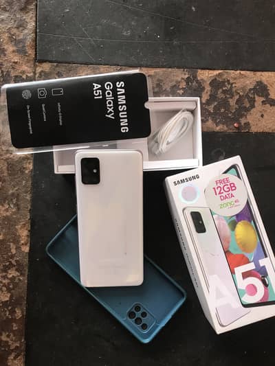 Samsung galaxy a51 official pta approved 6/128 (03194723780) nmbr