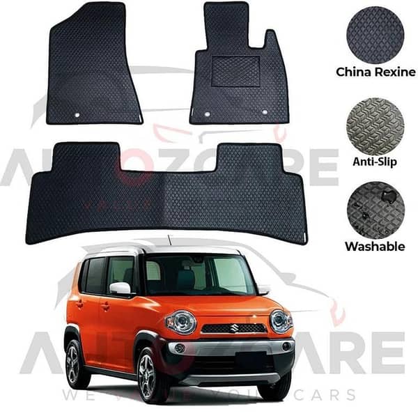 Suzuki Hustler China Rexine Floor Mat 2PCS - Model 2014-2020