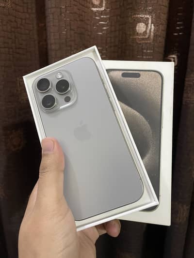 iPhone 15Pro 256GB PTA Approved Dual Physical BH89%