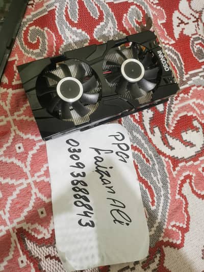 Nvidia Gtx 1650 4gb Inno3D Dual. Fan 60c max Temp Not repaired