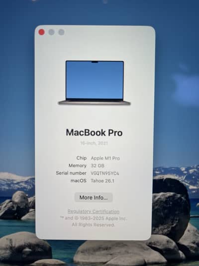 MacBook Pro 2021 32/512 - Apple Laptop