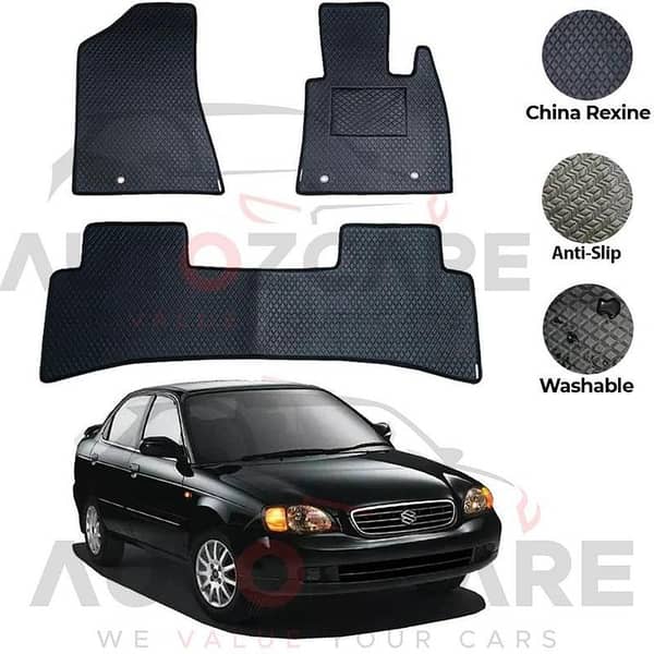Suzuki Baleno China Rexine Floor Mat 3PCS - Model 1998-2005