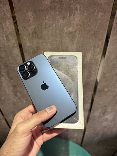 Iphone 15 pro max 256 gb LLA pta approved with box