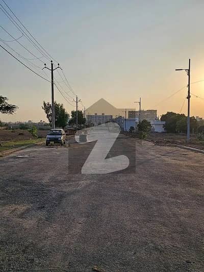 Ideal Prime Location 600 Square Yards Residential Plot Available In Pakistan Air Crew Cooperative Housing Society, Karachi