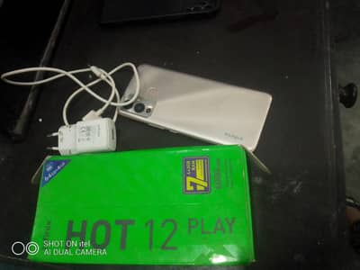Infinix hot 12 play original box charger