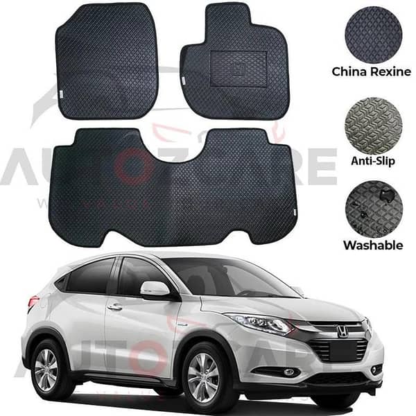 Honda Vezel China Rexine Floor Mat 3PCS - Model 2013-2020
