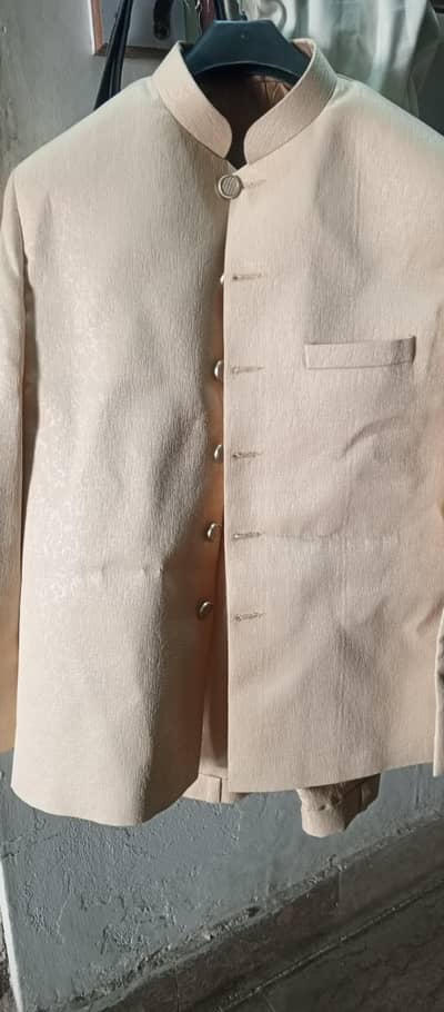 princes coat and pent brand new 0 time use light golden color