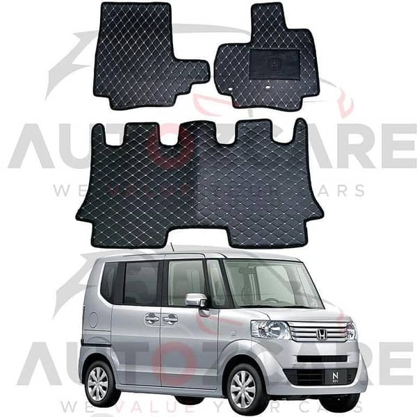 Honda N Box 7D Floor Mat ( Flat Style ) 3PCS - Model 2011-2017
