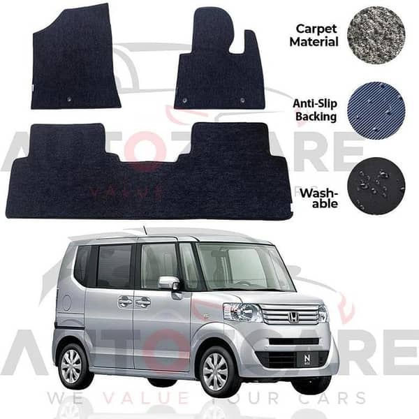 Honda N Box Fitting Carpet Floor Mat 3PCS - Model 2011-2017