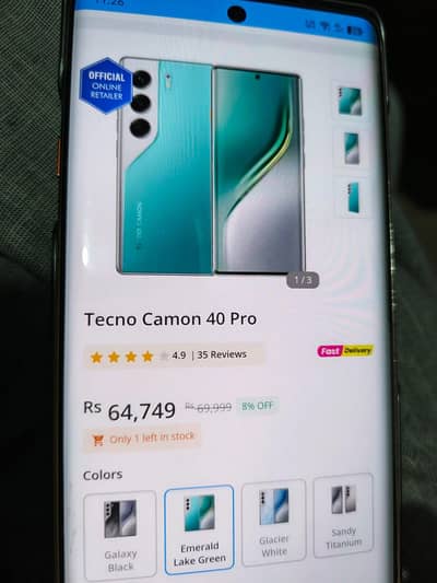 Techno camon 40 pro