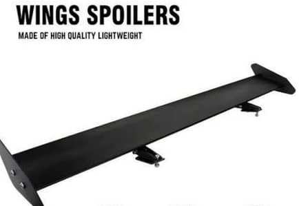 Universal Metal Spoiler | Hatchback & All Cars | High-Quality - COD