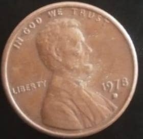 one cent coin 1978 and 1980