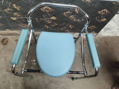 Foldable and Moveable Commode chair for Patient