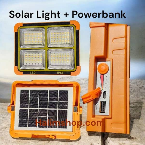 Solar Led Light With Powerbank