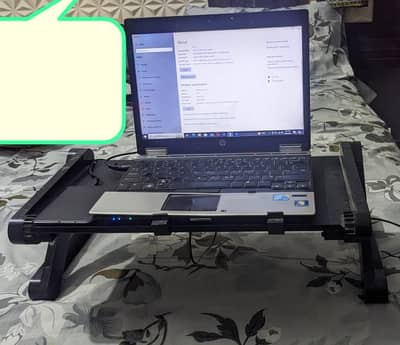 HP EliteBook Laptop (i7 - 1st Gen) | 4GB RAM | SSD | Laptop Stand