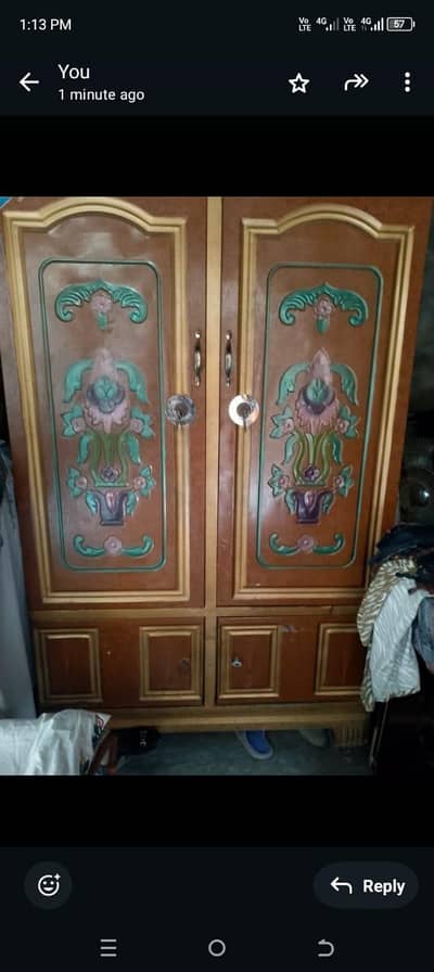 used but New wardrobe with beautiful  for sale
