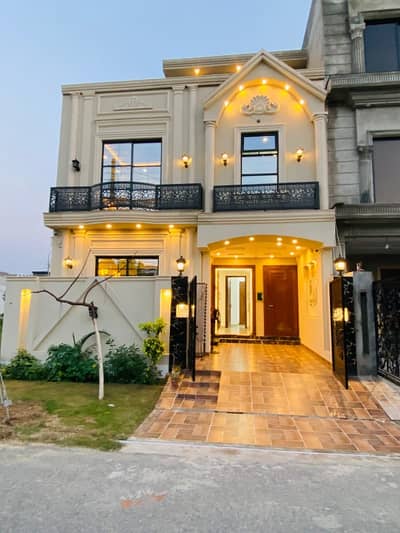 5 Marla House Spanish Design House For Sale Prime Location Park Facing Solid Construction . .