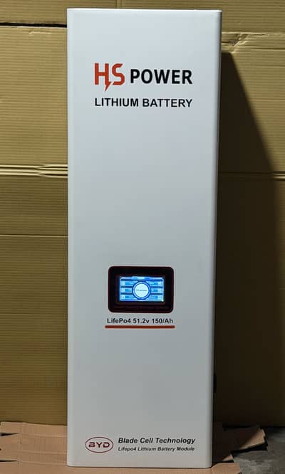 BYD CELL HS POWER 48v 150Ah BOX PACK BATTERY