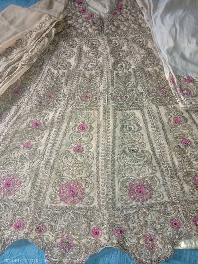 Branded Ladies 3-Piece Kadhai Suit | Moti Work | Excellent Condition