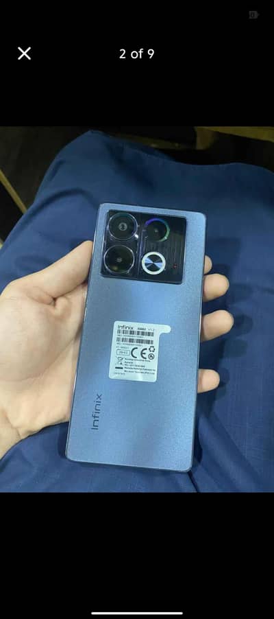 infinix note 40 complete box 45 watt charger with wireless charger all