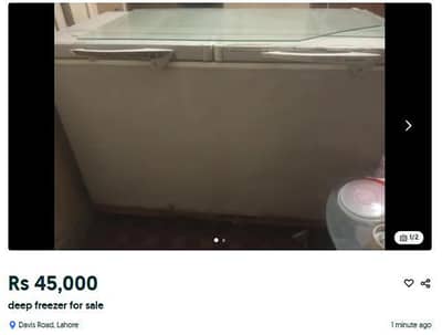 dawlance double door freezer for sale