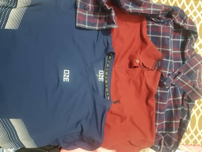 3 piece set used shirts 500 rs.