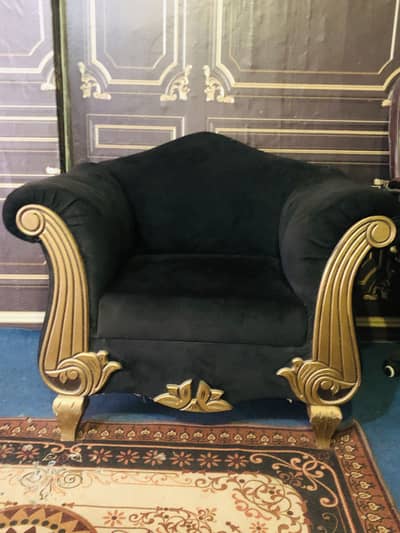 Velvet Sofa Set