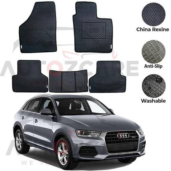 Audi Q3 China Rexine Floor Mat 5PCS - Model 2012-2018