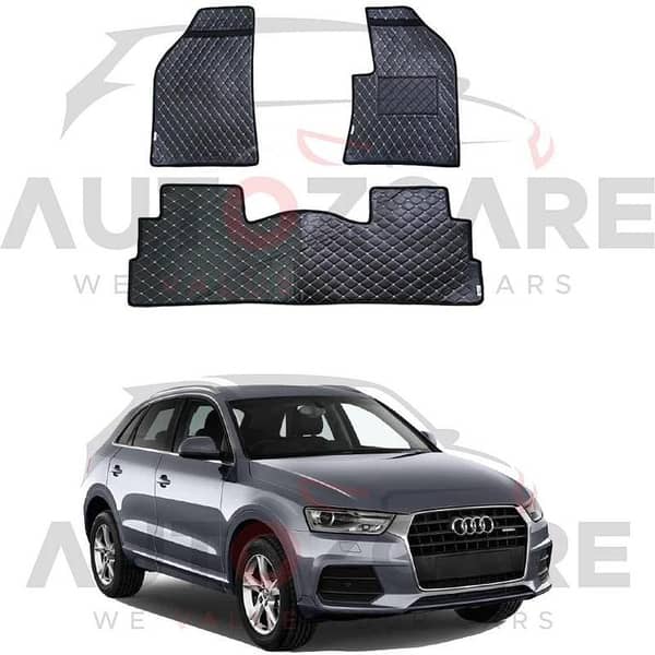 Audi Q3 7D Floor Mat ( Flat Style ) 4PCS - Model 2012-2018