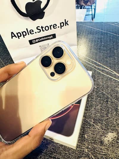 I phone 16 pro max non pta e sim time with box and cable waterpack