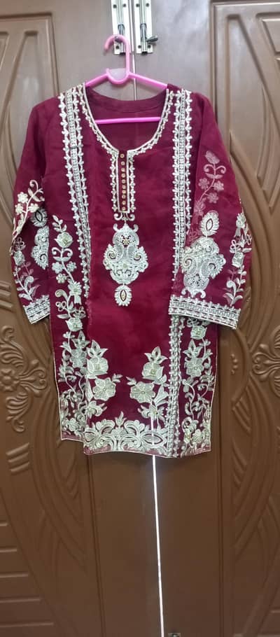 Mehron Kurta ( Golden work )