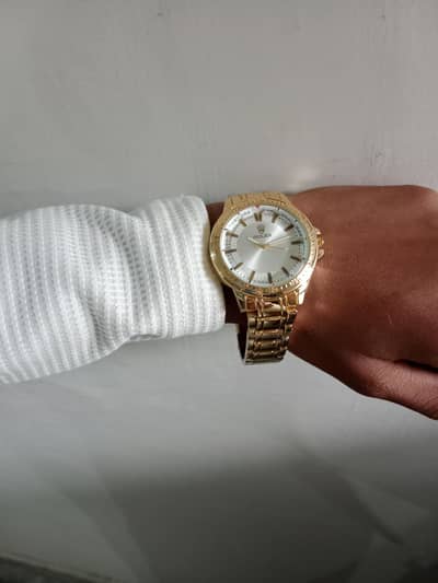 premium gold watch