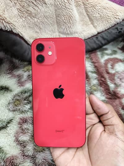 Iphone 12 Red Colour Brand New  Phone  scratchless Non Pta Jv