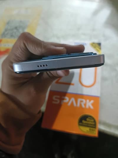 techno spark 20 16+256 complete box