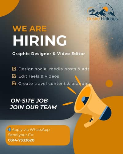 Graphic Designer & Video Editor