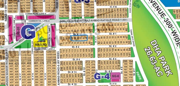 Spacious 1 Kanal Plot Build Your Luxurious Lifestyle Plot Sector g in DHA MULTAN PHASE- 1