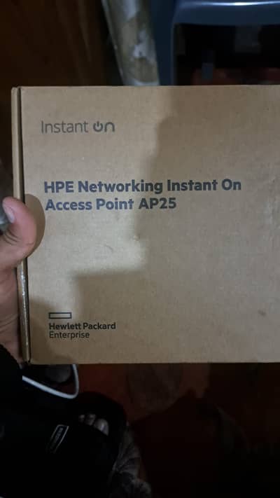 2 x HPE Instant On AP25 Wi-Fi 6 Access Points – 1 Box Packed,1 WB