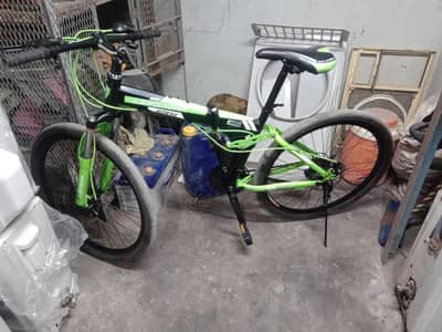 folding cycle land rover horse