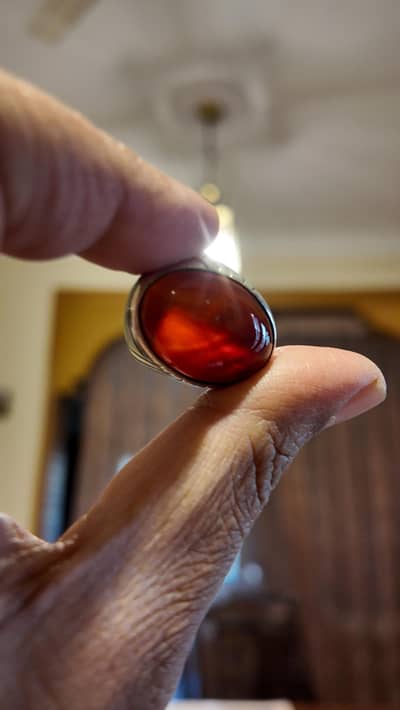 Aqeeb pure silver ring